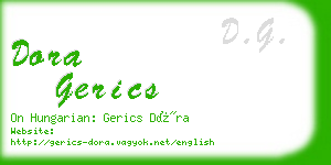 dora gerics business card